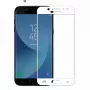 iLike Protector de pantalla de vidrio templado 5D para Samsung J7 2017 J730 blanco