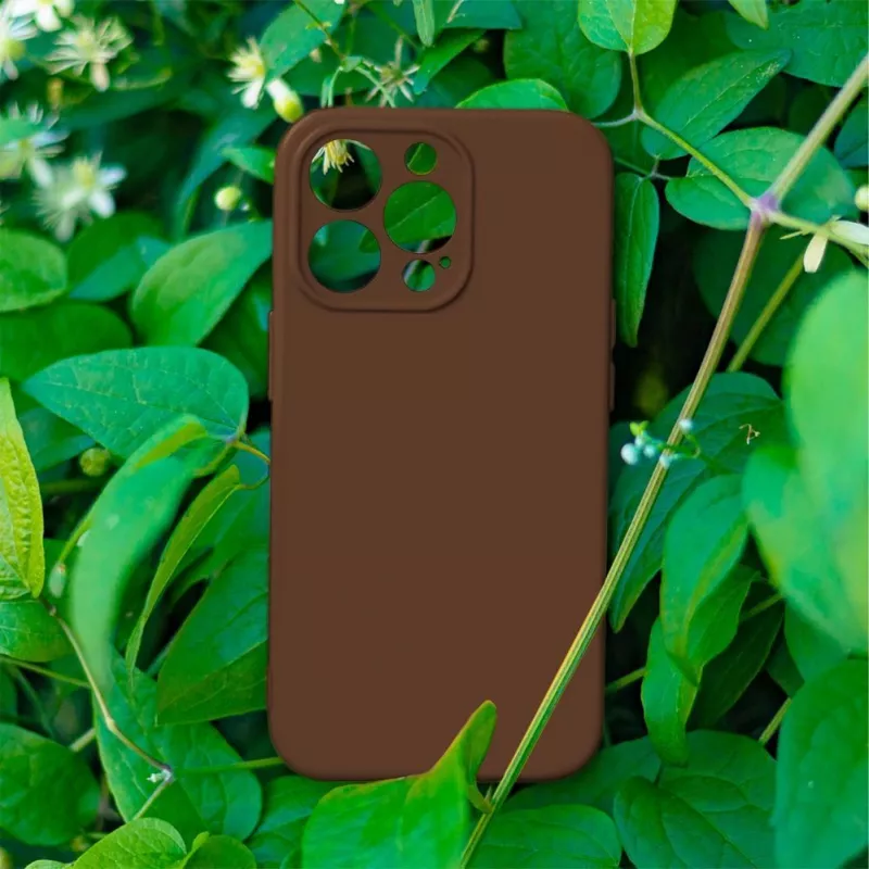 iLike Funda de silicona para Samsung Galaxy A37 5G, marrón
