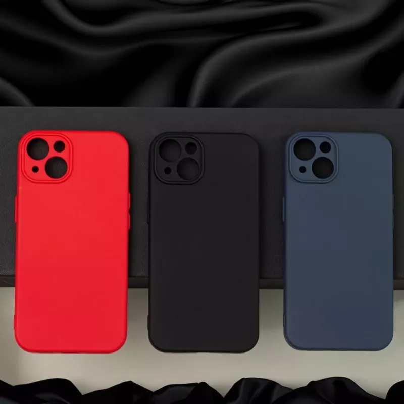 iLike Funda de silicona para Samsung Galaxy A57 5G Rojo