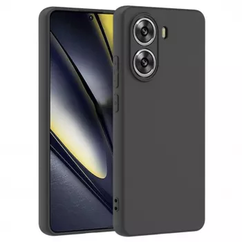 iLike Funda de Silicona para Xiaomi Poco X7 Pro 5G - Negro