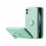 iLike Tapa trasera con anillo de silicona para Xiaomi Redmi 9C / Redmi 10A - Mint