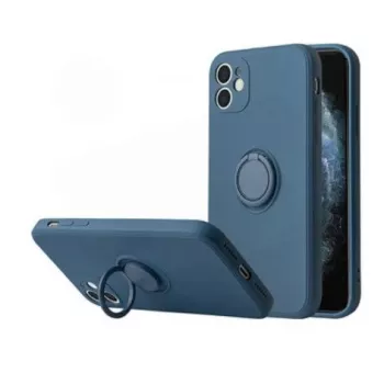 iLike Funda de silicona con anillo para Xiaomi Redmi Note 10 Pro / Pro Max - azul
