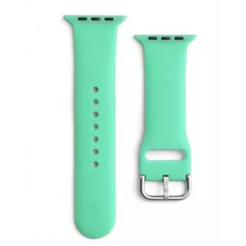 iLike Correa de Silicona APS Silicon Watch Band para Apple Watch 8/7/6/5/4/3/2/SE (41/40/38mm) Correa Mint