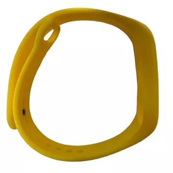 Correa de silicona iLike para Xiaomi Mi Band 5 / 6 / 7 (18x250mm), amarilla