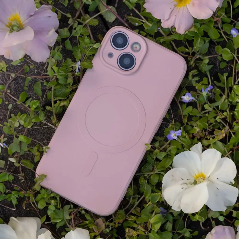 iLike Simple Color Mag Case para Samsung Galaxy A57 5G Rosa