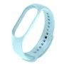 iLike Correa de repuesto de silicona azul claro para Smart Band 7