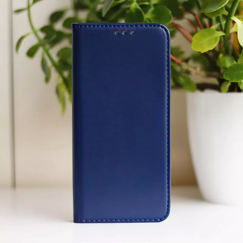 Funda magnética inteligente iLike para Xiaomi Redmi A7 Pro - Navy Blue