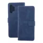 iLike Smart Velvet Book Case para Samsung Galaxy A26 5G - Navy Blue