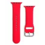 iLike Correa de silicona Strap APS para Apple Watch 8/7/6/5/4/3/2/SE (41/40/38 mm) roja
