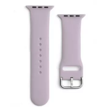 Correa de silicona iLike Strap APS para Apple Watch 8/7/6/5/4/3/2/SE (41/40/38mm) lila