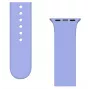 iLike Correa de silicona APS para Apple Watch Ultra / 8/7/6/5/4/3/2 / SE (45/44/42 mm) - Lila
