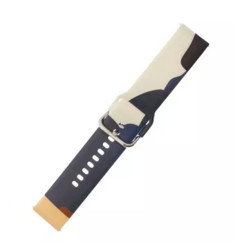 iLike Strap Moro Correa para Samsung Galaxy Watch 42mm Correa de silicona Camo Correa de reloj