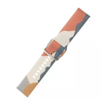 iLike Strap Moro Correa para Samsung Galaxy Watch 46mm Silicona Correa Reloj Estampada