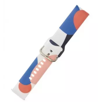iLike Correa Strap Moro para Samsung Galaxy Watch 46mm Correa de silicona para reloj con estampado