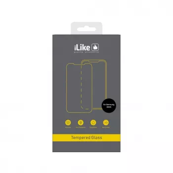 iLike Protector de pantalla de cristal templado para Samsung Galaxy A02s (0,33 mm, transparente)