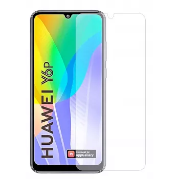 iLike Protector de pantalla de cristal templado para Samsung Galaxy A22 (Huawei Y6p) 0,33 mm cristal plano transparente