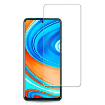 iLike Protector de pantalla de cristal templado para Xiaomi Redmi Note 9 Pro / Redmi Note 9S, cristal transparente plano de 0,33 mm