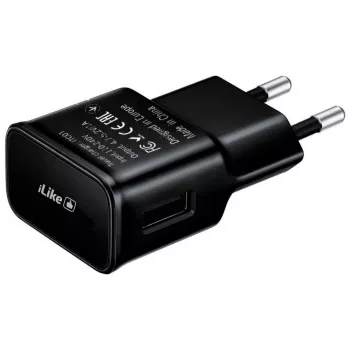 iLike Cargador de viaje ITC01 negro