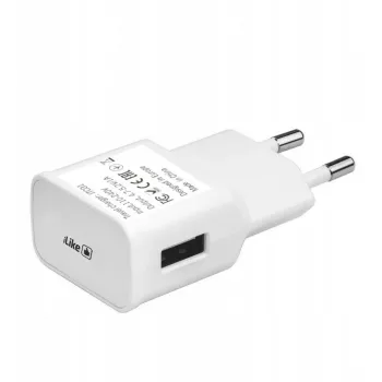 iLike Cargador de viaje ITC01 Blanco - Cargador de pared USB-A 5W con enchufe EU
