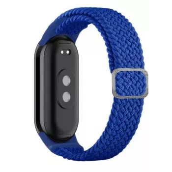 iLike Correa de tela trenzada para Mi Band 8 Universal Azul