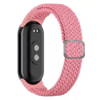iLike Universal Mi Band 8 Correa de Tela Trenzada Rosa