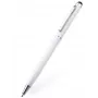 iLike Universal PN1 Lápiz táctil capacitivo 2 en 1 con bolígrafo blanco