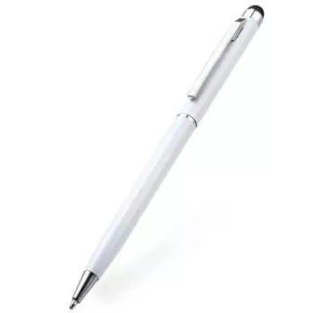 Lápiz táctil capacitivo universal 2 en 1 con bolígrafo iLike Universal PN1 (smartphone y tablet), plateado