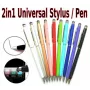 iLike PN1 Lápiz táctil capacitivo universal 2 en 1 con bolígrafo (smartphone y tablet) Lila