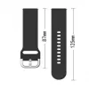 iLike Correa Universal TYS para Smartwatch 20mm Negra