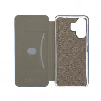 Funda tipo libro iLike para Xiaomi Poco M6 Slim azul medianoche