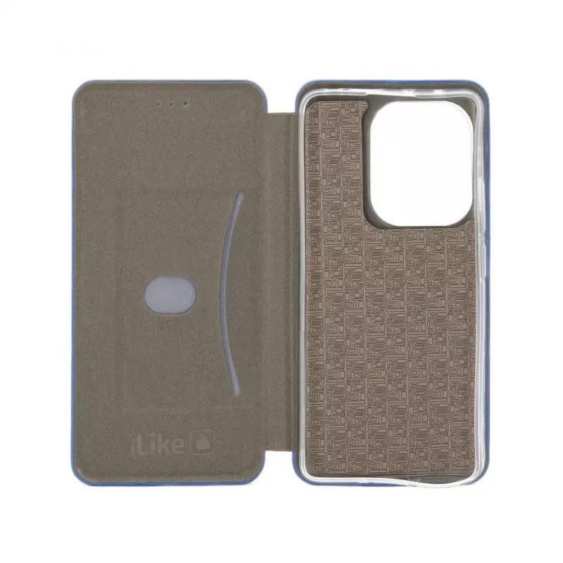iLike Funda tipo libro slim para Xiaomi Poco M6 Pro Midnight Blue