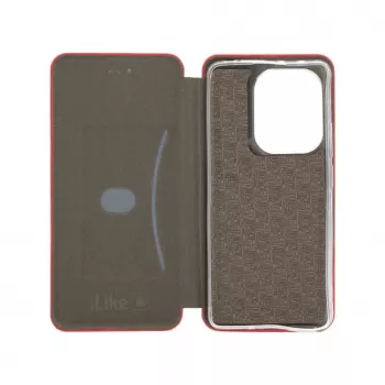 iLike Funda tipo libro Book Case Slim Roja para Xiaomi Poco M6 Pro