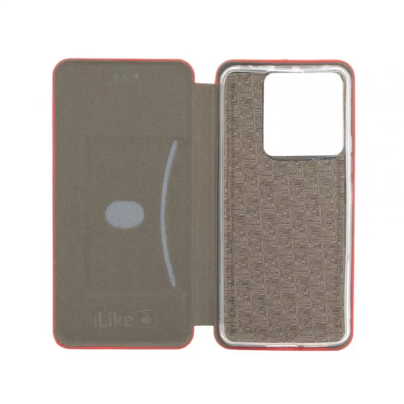 iLike Funda tipo libro Slim para Xiaomi Poco X6 roja