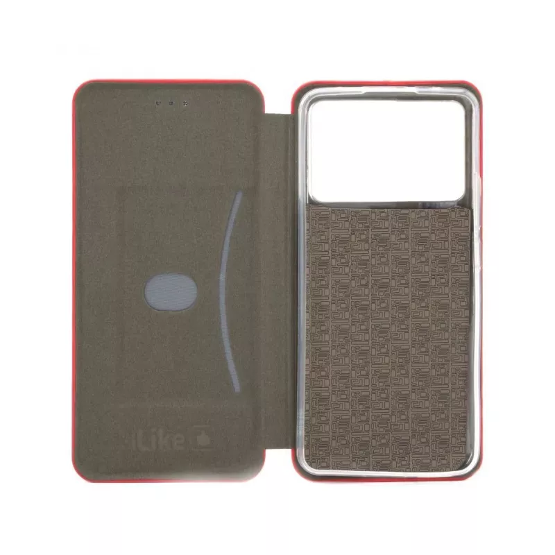 iLike funda tipo libro Slim para Xiaomi Poco X6 Pro roja