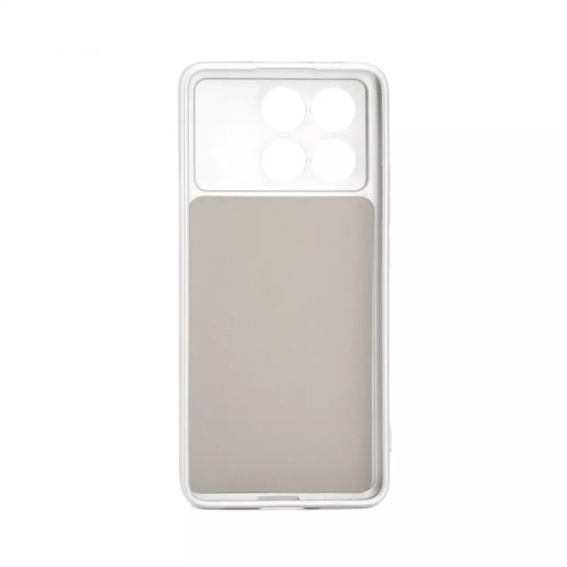 iLike Funda de silicona nano para Xiaomi Poco X6 Pro plateada
