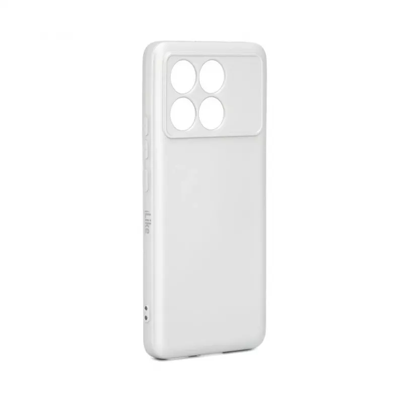 iLike Funda de silicona nano para Xiaomi Poco X6 Pro plateada