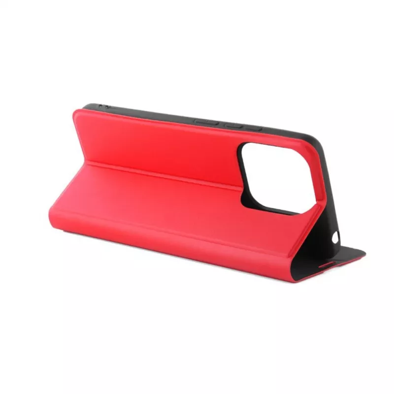 iLike Xiaomi Redmi 12C Funda tipo libro slim roja