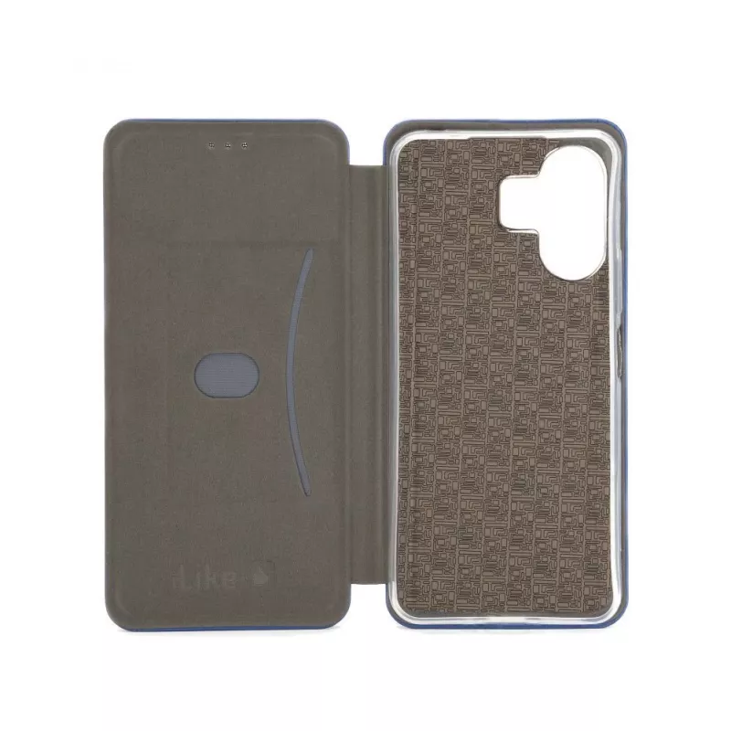 iLike Funda tipo libro Slim Midnight Blue para Xiaomi Redmi 13C 5G