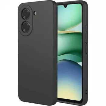iLike Funda de silicona para Xiaomi Redmi A5, Negro