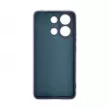 iLike Funda de silicona nano para Xiaomi Redmi Note 13 4G azul medianoche