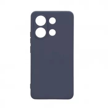 iLike Funda de silicona nano para Xiaomi Redmi Note 13 4G azul medianoche