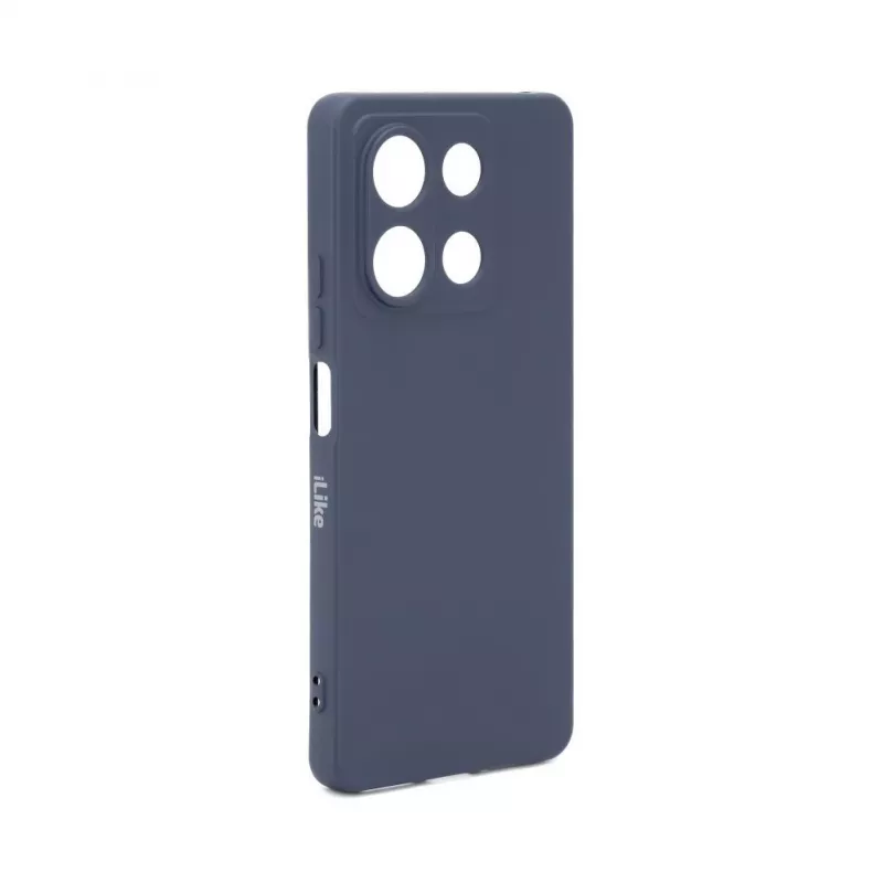 iLike Funda de silicona Nano para Xiaomi Redmi Note 13 5G azul medianoche