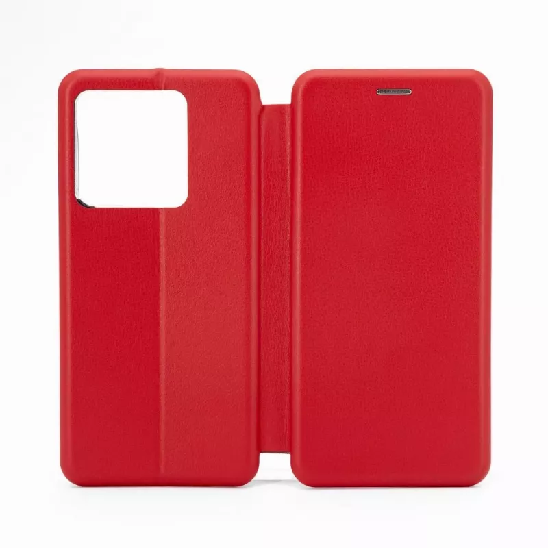iLike funda tipo libro Slim para Xiaomi Redmi Note 13 Pro 5G roja