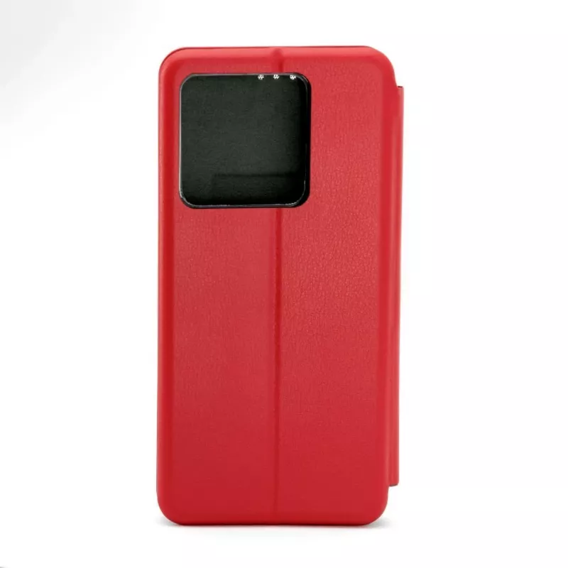 iLike funda tipo libro Slim para Xiaomi Redmi Note 13 Pro 5G roja