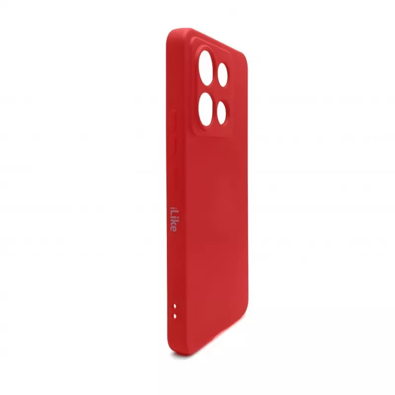 iLike Funda de silicona nano para Xiaomi Redmi Note 13 Pro 5G roja