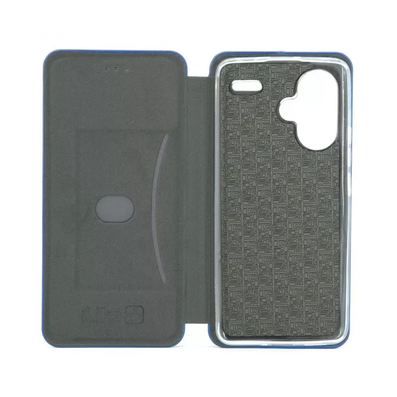 iLike Funda tipo libro Slim para Xiaomi Redmi Note 13 Pro Plus 5G azul medianoche
