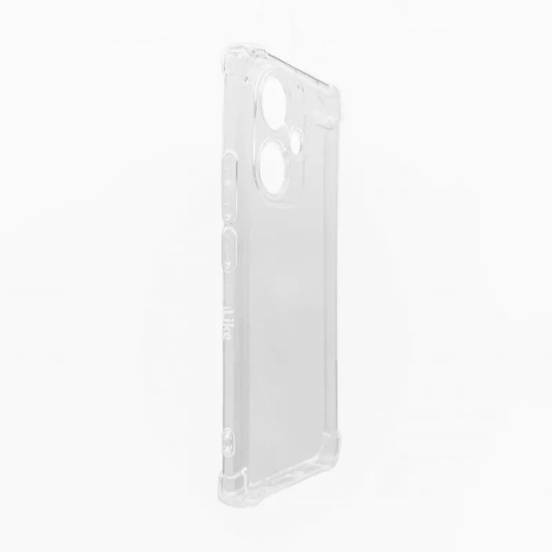 iLike Funda de silicona transparente para Xiaomi Redmi Note 13 Pro Plus 5G 1,5mm TPU
