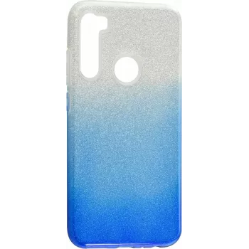 iLike Xiaomi Redmi Note 8 / Redmi Note 8 2021 BLING Funda Trasera Azul