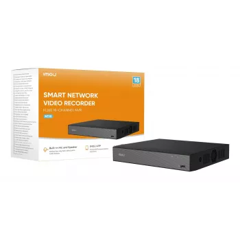 Imou NVR-N110-8A0E-P Grabador de Vídeo en Red de 10 Canales con 8 Puertos PoE, 4K UHD, H.265+