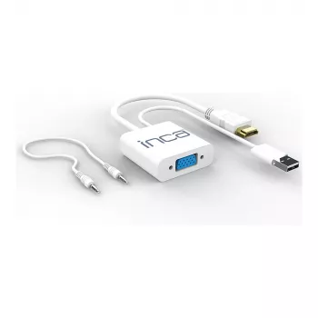 INCA Convertidor VGA a HDMI + USB + Audio IVTH-01